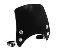 HDBUBALUS pare-brise moto pare-brise 1.57 `` Fit support de fourche 5.9 '' phare rond adapté pour Harley Sportster 883 XL883 1200 personnalisé XL1200 bas noir