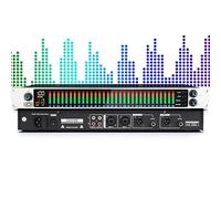 HDCCDM Egaliseur Numérique 31 Bandes, EQ Graphique Stéréo, avec Flash Spectre LCD, 10 Effets Préréglés, Réduction Automatique du Bruit, Réglage Indépendant des Aigus, Médiums Et Graves