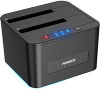 Hdd Docking Station, Station D'Accueil Pour Disque Dur Usb3.0 Pour 2,5 Et 3,5 Pouces Sata Hdd/Ssd, Double Baie, Prise En Charge De Clone Hors Ligne