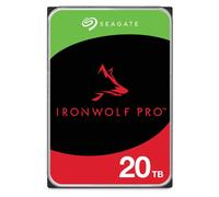 IronWolf Pro ST20000NT001 - Disque dur - 20 To - interne - 3.5" - SATA 6Gb/s - 7200 tours/min - mémoire tampon : 256 Mo - avec 3 ans de Seagate