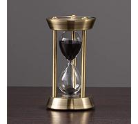 HDDH Sablier en métal,Minuterie de sablier1/3/5/10Minutes,Aide visuelle pour Les Jeux,la Cuisine et l'exercice,pour Salle de Classe,Bureau,Cuisine Hourglass.