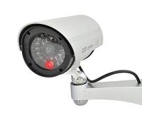 Hdeo - Caméra de sécurité factice Dummy IR CCTV avec LED Rouge Clignotant