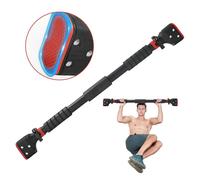 HDeye No-Drill Barre de traction réglable, capacité de 200kg, adaptée aux ouvertures de porte de 72-95cm