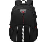 HDeye Sac à dos pour ordinateur portable 18,4 pouces pour hommes, grand sac à dos pour bagages à main 55 l, sac à dos avec port de chargement USB, sac à dos pour voyages, randonnées en plein air, voya