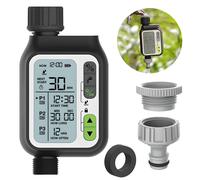 HDeye Smart Garden Programmateur d'arrosage avec détecteur de pluie, 3 programmes d'arrosage, écran LCD 3,5" ️