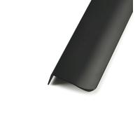 HDEYRSX 1 x Poignée d’Armoire,Invisible Poignées pour Meubles de Cuisine Poignée Encastrée Affleurante Boutons de Tiroir en Aluminium pour Portes Placards,Commode,avec Vis (Longueur 400mm,Noir)