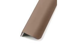 HDEYRSX 1 x Poignée d’Armoire,Invisible Poignées pour Meubles de Cuisine Poignée Encastrée Affleurante Boutons de Tiroir en Aluminium pour Portes Placards,Commode,avec Vis (Longueur 400mm,Marron)