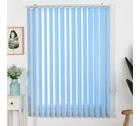 HDEYRSX Kit Complet Store à Lamelles Verticales,Stores Verticaux Occultant,Rideau Coulissant pour Fenêtres,Isolation Thermique,pour Maison Bureau,Dimensions Personnalisables (Bleu,150cm x 145cm)