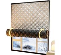 HDEYRSX Kit de film d'isolation thermique pour fenêtre,Pour l'hiver et l'été,Résistant aux intempéries,Anti Froid,Rideau Coupe-vent Pour Chambre à Coucher De Salon,Auto-adhésif (100cm x 100cm)