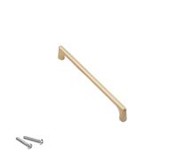 HDEYRSX Lot de 1 Poignee de Meuble Cuisine Poignée pour Placards de Porte,Bouton de Tiroir Chambre Meubles Tirer,pour Commode,Armoire,Penderies,avec Vis (Entraxe 192mm,Or-A)