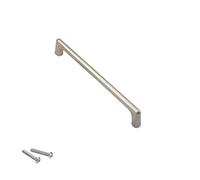 HDEYRSX Lot de 1 Poignee de Meuble Cuisine Poignée pour Placards de Porte,Bouton de Tiroir Chambre Meubles Tirer,pour Commode,Armoire,Penderies,avec Vis (Entraxe 192mm,Gris-B)