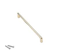 HDEYRSX Lot de 1 Poignee de Meuble Cuisine Poignée pour Placards de Porte,Bouton de Tiroir Chambre Meubles Tirer,pour Commode,Armoire,Penderies,avec Vis (Entraxe 128mm,K-Or)