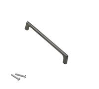 HDEYRSX Lot de 1 Poignee de Meuble Cuisine Poignée pour Placards de Porte,Bouton de Tiroir Chambre Meubles Tirer,pour Commode,Armoire,Penderies,avec Vis (Entraxe 160mm,Gris)