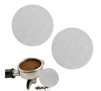 HDFHDF Puck Screen Lot de 2 filtres à café 58 mm Répartition secondaire de l'eau Filtre à reflux 58,5 mm 150um 1,7 mm d'épaisseur Filtre réutilisable