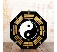 HdGLfdKfb Miroir Traditionnel Chinois Feng Shui Tai Chi Bagua Yin Yang pour la Protection Contre l'énergie nocive Active(Color:Tai Chi Mirror)