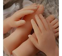 HDGRNCC Mannequin Mannequin Main Décorative À La Main, 1 Paire De Modèle en Silicone Souple Et Réglable Librement La Bague Stand Bijoux Stand Art Dessin Cadeaux pour Peintres