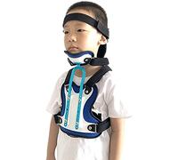 HDGRNCC Orthèse Thoracique De La Tête Et du Cou pour Enfants Collier Cervical Appareil De Rééducation pour Chirurgie Cervicale, Appareil De Rééducation pour Le Cou À Traction en U Réglable