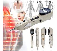 HDGRNCC Stylo De Soin D'acupuncture Électronique, Stylo D'acupuncture Laser Électronique, Stylo Énergétique Méridien, Stylo D'acupuncture, Stylo Méridien D'acupuncture, Gel De Stylo D'acupuncture