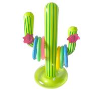 1 jouet gonflable pour cactus, 6 pinces, accessoires de bar de jardin, décorations de fête de piscine, accessoires de natation, anneau gonflable pour piscine