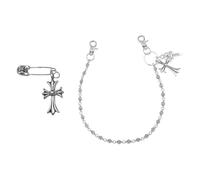 HDGSAFD 1 Chaîne De Pantalon Épée Et 1 Épingle À La Taille, Épingle Croisée Tendance Rétro, Accessoires De Style Hip-Hop, Accessoires Vestimentaires De Fête.