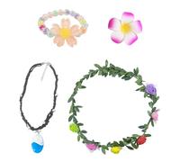 HDGSAFD 1 Couronne, 1 Collier, 1 Épingle À Cheveux Et 1 Bracelet, Accessoires De Cosplay, Accessoires De Costumes De Fête pour Filles.