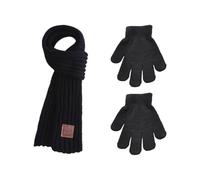 HDGSAFD 1 Écharpe Pour Enfants Et 1 Paire De S Chauds, Écharpe Chaude Pour Enfants, Écharpe Tricotée Douce, S Tricotés, S D'Hiver