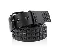 HDGSAFD 1 * Gothique Rivets Femme Style Jeans Punk Ceinture Unisexe Rivets Ceinture (Noir), Noir, 110, Noir , 110 cm