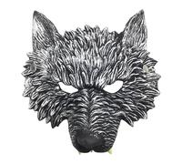 HDGSAFD 1 masque de loup - Accessoire de costume d'animal - Masque de carnaval - Masque en plastique - Accessoire de cosplay pour fête, banquet ou danse