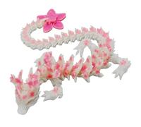 HDGSAFD 1 Morceau De Jouet Dragon, Jouet Imprimé en 3D, Ornements Lumineux Créatifs, Ornements De Décoration De Maison, Modèles Animaux Simulés.