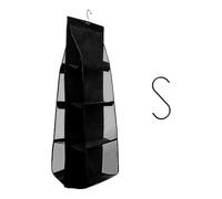 HDGSAFD 1 organiseur de sac à main, 1 crochet, sac de rangement à 8 compartiments, rangement suspendu, organisateur de sac à main pliable