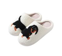 HDGSAFD 1 Paire De Pantoufles Teckel, Pantoufles En Peluche Mignonnes, Pantoufles Amusantes, Pantoufles Chaudes, Pantoufles Pour Usage Domestique