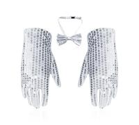 HDGSAFD 1 Paire De S À Paillettes Et 1 Morceau De Nœud Papillon À Paillettes, Accessoires De Costume De Performance, Accessoires De Fête, Accessoires Vintage, Accessoires Brillants De Mode