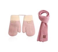 HDGSAFD 1 Paire De S Licou, 1 Écharpe Tricotée, Des S Chauds Et Un Foulard Pour Enfants, Un Ensemble De Protection Contre Le Chaud Et Le Froid Pour L'Hiver