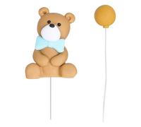 HDGSAFD 1 Pièce D'Insert d'ours Et 1 Pièce D'Insert De Ballon, Décorations De Gâteaux, Inserts De Gâteaux Sucrés, Accessoires De Gâteaux De Fête