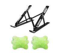 HDGSAFD 1 Support Pliant pour Ordinateur Portable, 2 Coussinets De Poignet Souples pour Souris, Cadre De Support pour Tablette Portable, Fournitures De Bureau.