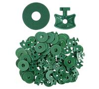 HDGSAFD 100 Pièces De Boucles De Fixation pour Serre Et 100 Pièces De Fixations pour Serre, Outils De Jardin, Accessoires De Serre, Outils De Serre en Plastique