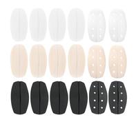 HDGSAFD 12 Épaulettes De Soutien-Gorge Et 6 Épaulettes De Soutien-Gorge Perforées, Épaulettes En Silicone, Coussinets Antidérapants Pour Soutien-Gorge, Coussinets De Fixation De Soutien-Gorge