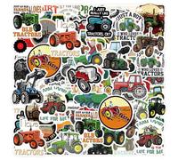HDGSAFD 120 Autocollants De Tracteur Agricole, Autocollants Imperméables, Autocollants Créatifs, Peuvent Être Utilisés pour Décorer des Planches À roulettes, des Cahiers, des Albums, Etc.