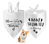 HDGSAFD 2 Morceaux De Serviette De Salive pour Animaux De Compagnie, Fournitures pour Animaux De Compagnie, Écharpe Triangulaire pour Animaux De Compagnie, Accessoires pour Animaux De Compagnie.