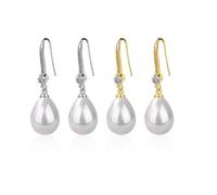 HDGSAFD 2 Paires De Boucles d'oreilles Pendantes, Boucles d'oreilles en Perles pour Femmes, Boucles d'oreilles Pendantes, Boucles d'oreilles Classiques À La Mode, Boucles d'oreilles pour Vêtements