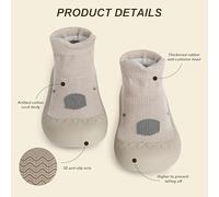 HDGSAFD 2 Paires De Chaussures À Semelles Souples Pour Bébé, Jolies Chaussures Antidérapantes De Dessin Animé, Chaussures Rampantes Pour Bébé, Douces Et Respirantes, Kaki.