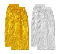 HDGSAFD 2 Paires De Couvertures De Jambes À Paillettes, Couvercles De Jambes Brillantes, Couvertures De Jambes À La Mode Et Personnalisées, Accessoires De Vêtements, Couvertures De Jambes Rétro.