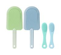 HDGSAFD 2 Peignes À Poils De Chat, 2 Brosses De Nettoyage du Visage De Chat, Brosse De Toilettage Double Face pour Chat, Peigne De Massage, Fournitures pour Animaux De Compagnie