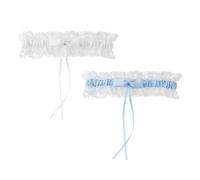 HDGSAFD 2 Pièces De Jarretière Élastique en Dentelle, Ceinture De Jarretière Sexy pour Les Femmes, Accessoires De Jambes Simples Et À La Mode, Jarretière pour Mariée, Accessoires De Robe De Mariée.