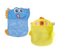 HDGSAFD 2 Pièces Sac De Rangement d'animaux De Dessin Animé, Sac De Rangement Mural, Sac De Rangement Créatif, Accessoires De Salle De Bain, Sac De Rangement De Jouets pour Enfants.