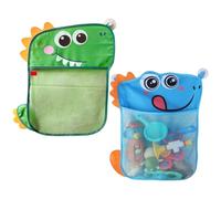 HDGSAFD 2 Pièces Sac De Rangement en Forme De Dinosaure, Sac De Rangement De Salle De Bain, Sac De Rangement Mignon, Sac De Rangement De Jouets De Bain.