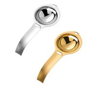HDGSAFD 2 Pièces Séparateur De Blanc D'Oeuf, Outils De Cuisine, Outils en Acier Inoxydable, Outils De Filtration De Liquide D'Oeufs, Accessoires De Cuisson.