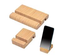HDGSAFD 2 Pièces Supports De Téléphone Portable Et De Tablette, Support De Téléphone Portable en Bois, Support De Bureau Créatif, Support De Base De Téléphone Portable Multifonctionnel