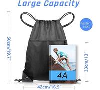 HDGSAFD 2 Sacs De Fitness À Cordon, Sacs De Sport De Basket-Ball en Cours D'Exécution, Sacs À Dos De Natation, Sacs De Rangement pour Articles Divers, Sacs Imperméables De Plage Et De Bord De Mer.