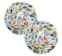 HDGSAFD 200 Autocollants De Tortue De Dessin Animé, Multicolore, Modern, Pvc Autocollant, Adapté À La Décoration De Valises, Réfrigérateurs, Boîtes De Papeterie Et Autres Articles